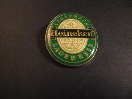 Heineken lager bier ( goudkleurige letters )